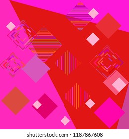 Abstract modern background with rhombus Vector illustration