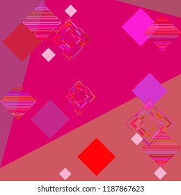 Abstract modern background with rhombus Vector illustration