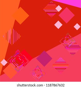 Abstract modern background with rhombus Vector illustration