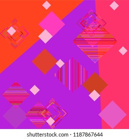 Abstract modern background with rhombus Vector illustration