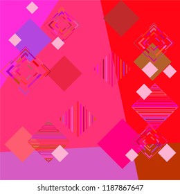 Abstract modern background with rhombus Vector illustration