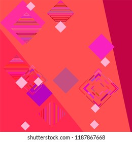 Abstract modern background with rhombus Vector illustration