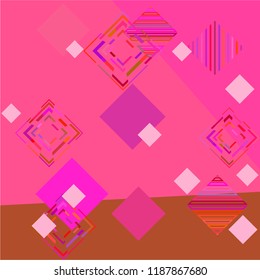 Abstract modern background with rhombus Vector illustration