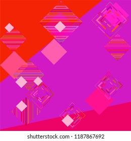 Abstract modern background with rhombus Vector illustration
