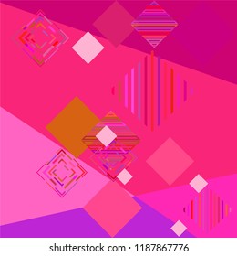 Abstract modern background with rhombus Vector illustration