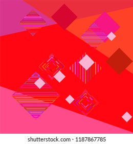 Abstract modern background with rhombus Vector illustration