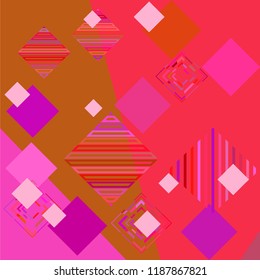 Abstract modern background with rhombus Vector illustration