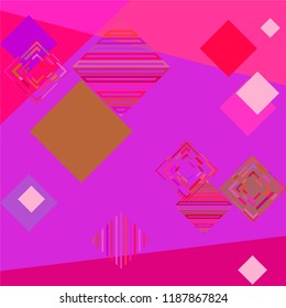 Abstract modern background with rhombus Vector illustration