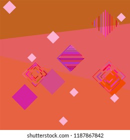 Abstract modern background with rhombus Vector illustration