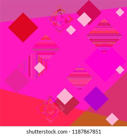 Abstract modern background with rhombus Vector illustration