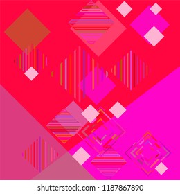 Abstract modern background with rhombus Vector illustration