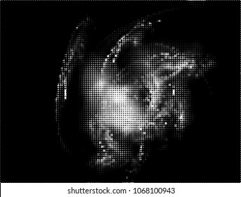 Abstract modern background. Spotted halftone effect. Vector clip art