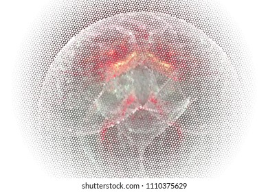 Abstract modern background. Spotted halftone effect. Dots, circles. Vector clip art
