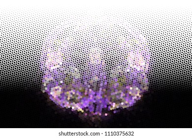 Abstract modern background. Spotted halftone effect. Dots, circles. Vector clip art