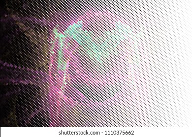 Abstract modern background. Spotted halftone effect. Dots, circles. Vector clip art