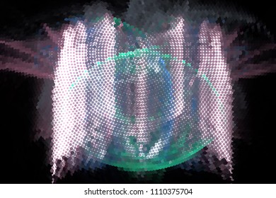 Abstract modern background. Spotted halftone effect. Dots, circles. Vector clip art