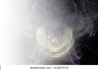 Abstract modern background. Spotted halftone effect. Dots, circles. Vector clip art