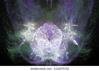 Abstract modern background. Spotted halftone effect. Dots, circles. Vector clip art