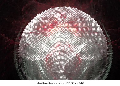 Abstract modern background. Spotted halftone effect. Dots, circles. Vector clip art