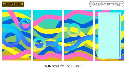Abstract modern background template for cover with copy space