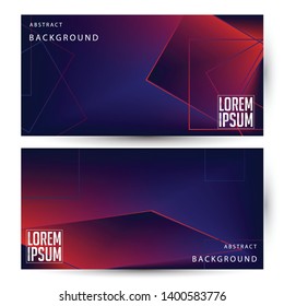 Abstract modern background template. Modern look banner template illustration. Abstract background design