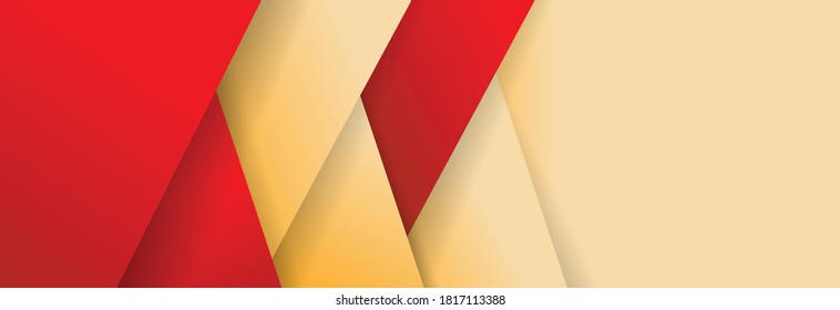 Resumen del fondo moderno para el diseño de texturas, afiche, volante, banner. Ilustración del vector de fondo rojo y amarillo. 