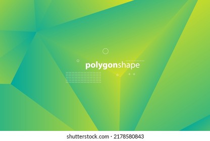 Abstract Modern Background with Triangle Low Poly Mosaic Element and Gradient Blue Color