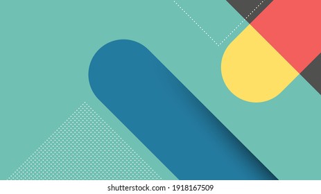Abstrakter, moderner Hintergrund mit Papierschnitt-Stil und Pastellfarbe