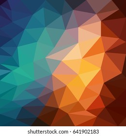 Abstract modern background with triangles in bright colors. Vector illustrations