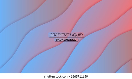 Abstract modern background with wavy shapes