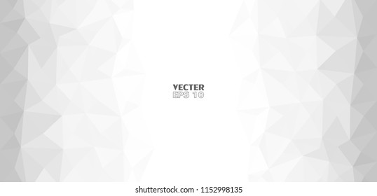 Abstract. Modern background. White polygon background. vector