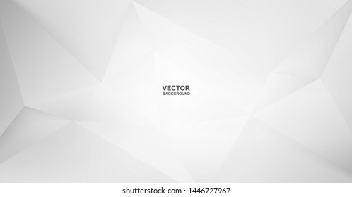 Abstract .Modern background. White polygon background. vector.