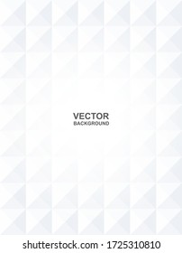 Abstrakt .Moderner Hintergrund. Weißer Polygonhintergrund Vektor