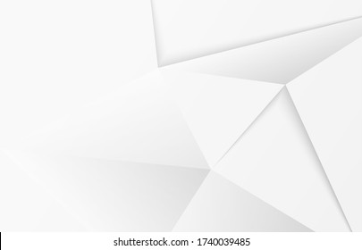 Abstrakt .Moderner Hintergrund. Weißer Polygonhintergrund Vektor