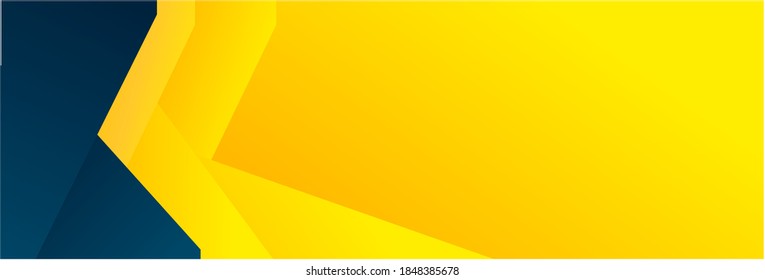 Abstract modern background with yellow and blue geometric shapes.Perfect for web, banner, presentations, and creative design project. Clean, stylish, and professional.