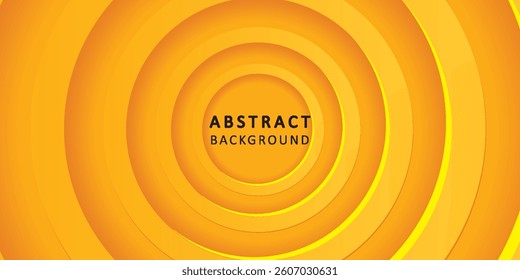 Abstract modern background yellow with circle shadow decoration art