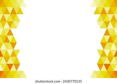 Fondo moderno abstracto con forma geométrica amarilla. Ilustración vectorial