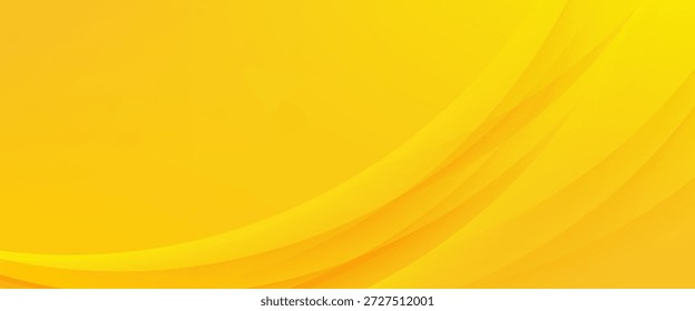 Abstractas fondo moderno amarillo con decoración de sombras. fondo amarillo degradado. fondo ondulado abstracto.