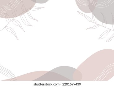 Abstract modern backgrounds. Modern trendy vector illustration. Hand drawn various shapes and doodle objects. Posters, instagram posts, social media.