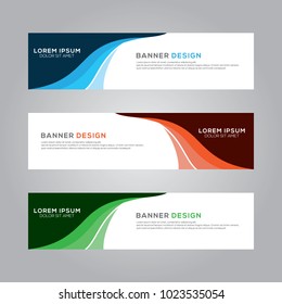 Abstract Modern Banner Background Design Vector Template