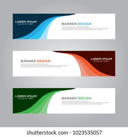 Abstract Modern Banner Background Design Vector Template
