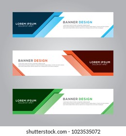 Abstract Modern Banner Background Design Vector Template