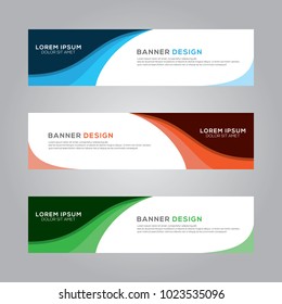 Abstract Modern Banner Background Design Vector Template