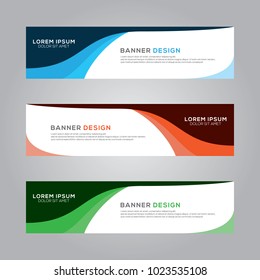Abstract Modern Banner Background Design Vector Template