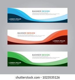 Abstract Modern Banner Background Design Vector Template