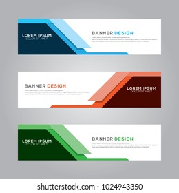 Abstract Modern Banner Background Design Vector Template