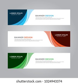 Abstract Modern Banner Background Design Vector Template