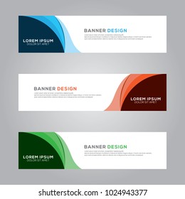 Abstract Modern Banner Background Design Vector Template