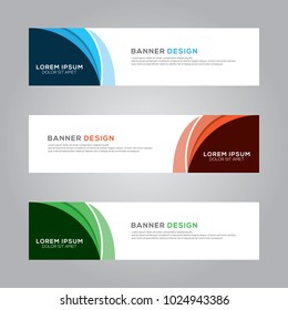 Abstract Modern Banner Background Design Vector Template