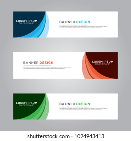 Abstract Modern Banner Background Design Vector Template